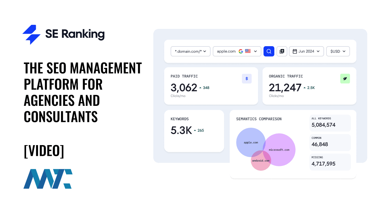 SE Ranking: The SEO Management Platform for Agencies and Consultants 1 SE Ranking: Agency and SEO Consultant Client Management Platform