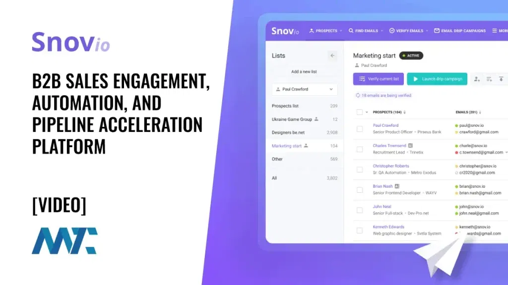 B2B Sales Engagement, Automation, and Pipeline Acceleration Platform