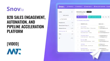B2B Sales Engagement, Automation, and Pipeline Acceleration Platform