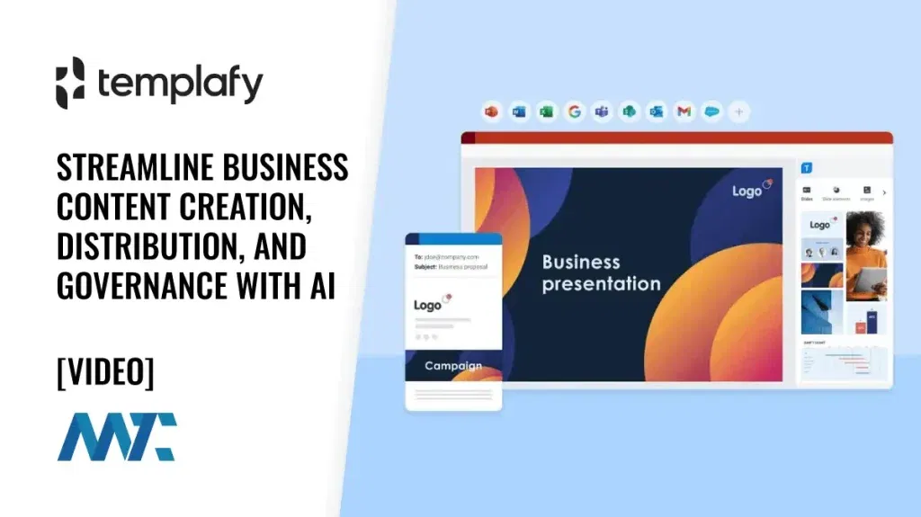 Templafy: Streamline Business Content Creation, Distribution, and Governance with AI