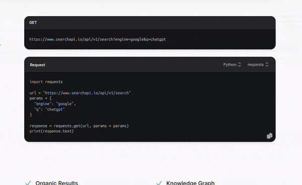 Search API Playground