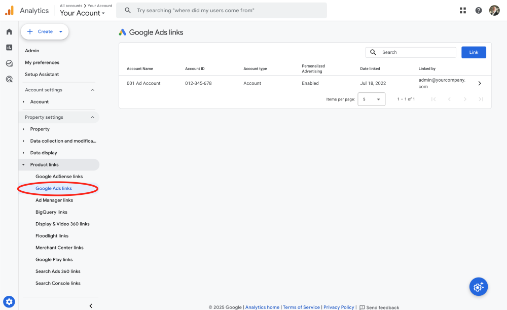 How to Increase PPC Advertising ROAS with Google Analytics 4 – Your 2025 Playbook 2 Link Your Google Ads Account to Google Analytics