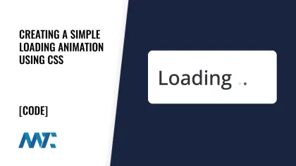 Loading Animation With CSS