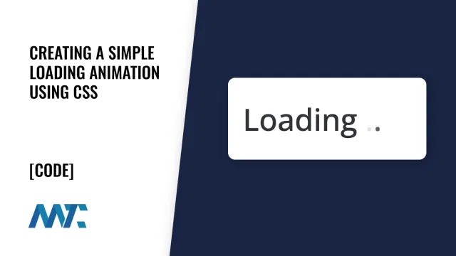 Loading Animation With CSS
