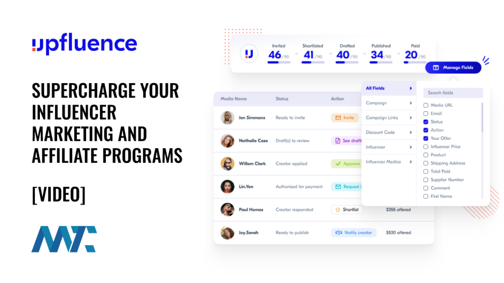 Upfluence: Supercharge Your Influencer Marketing and Affiliate Programs