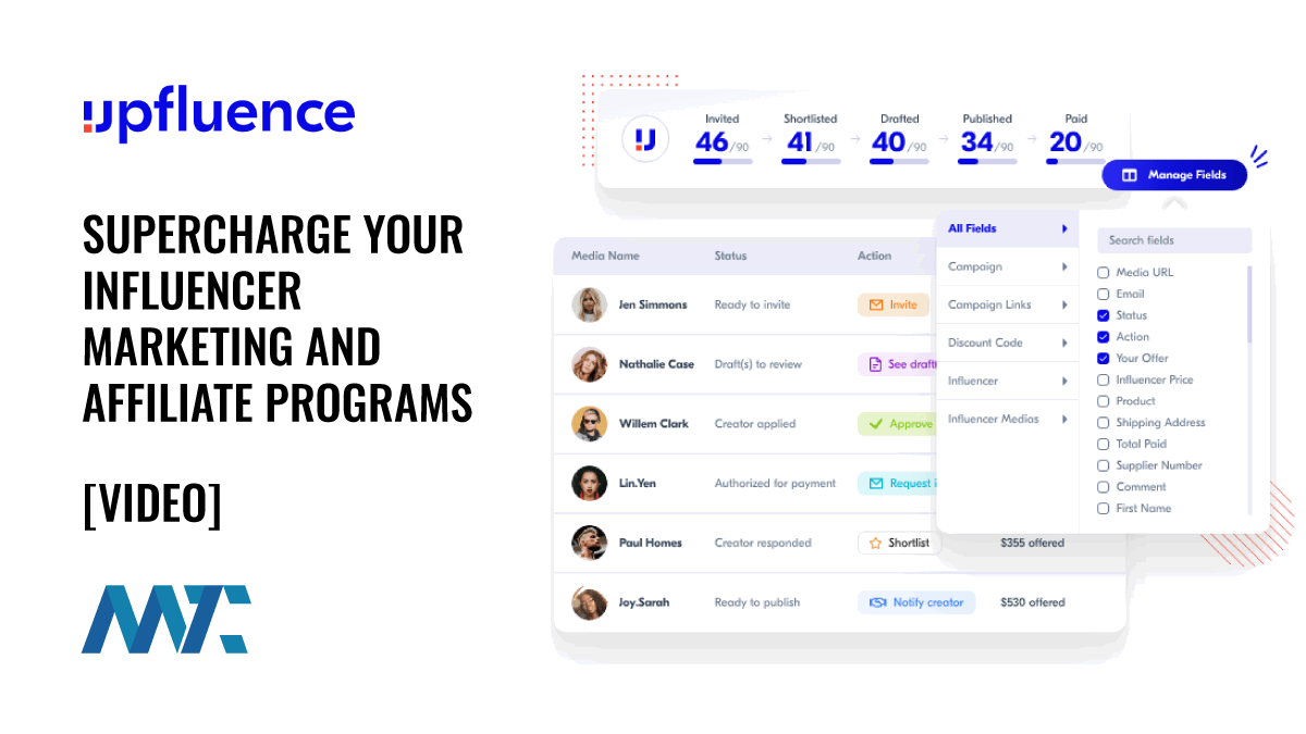 Upfluence: Supercharge Your Influencer Marketing and Affiliate Programs