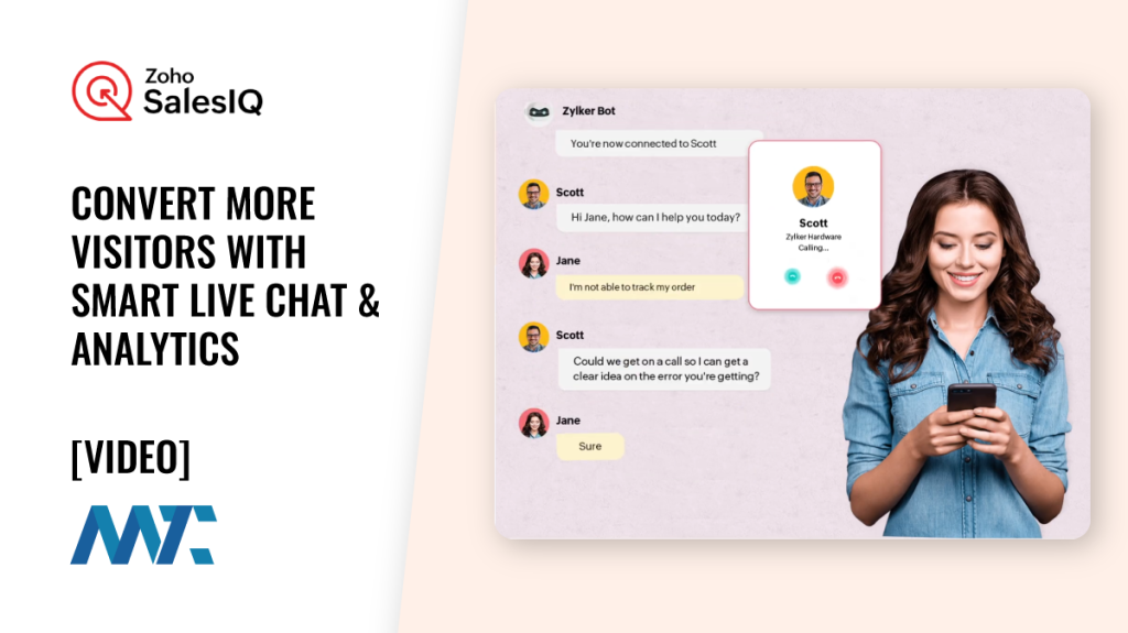 Zoho SalesIQ: Smart Live Chat and Sales Analytics