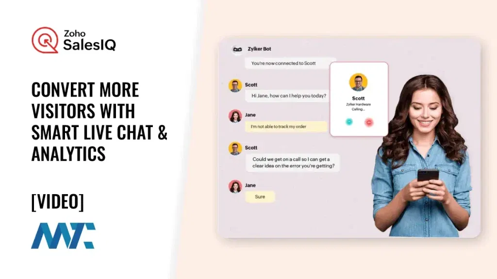 Zoho SalesIQ: Smart Live Chat and Sales Analytics