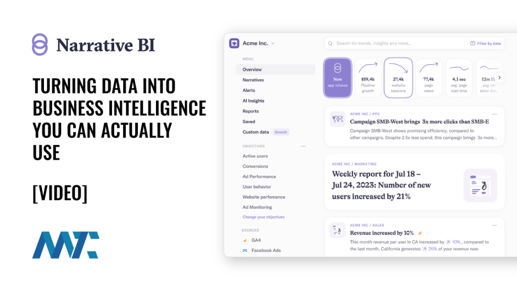 Narrative BI: Turning Data into Business Intelligence You Can Actually Use