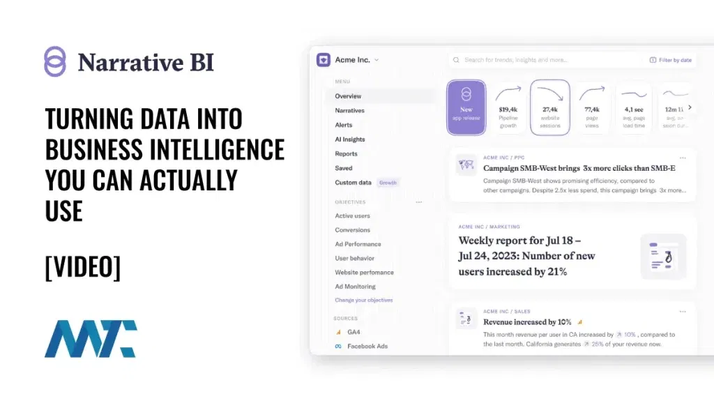 Narrative BI: Turning Data into Business Intelligence You Can Actually Use