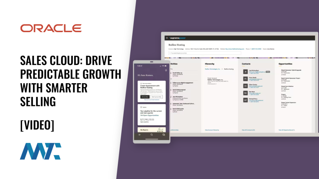 Oracle Sales Cloud: Drive Predictable Growth with Smarter Selling