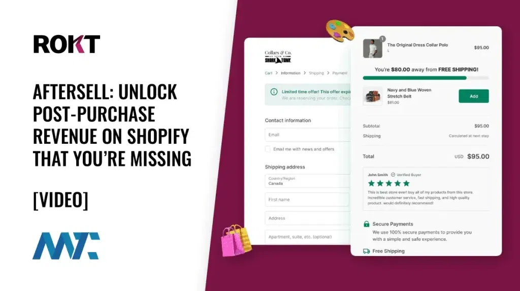 Rokt AfterSell: Unlock Post-Purchase Revenue on Shopify That You’re Missing