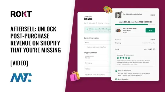 Rokt AfterSell: Unlock Post-Purchase Revenue on Shopify That You’re Missing