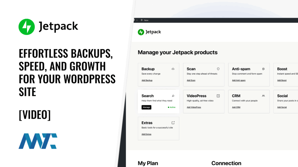 Jetpack: Effortless Backups, Speed, and Growth for Your WordPress Site