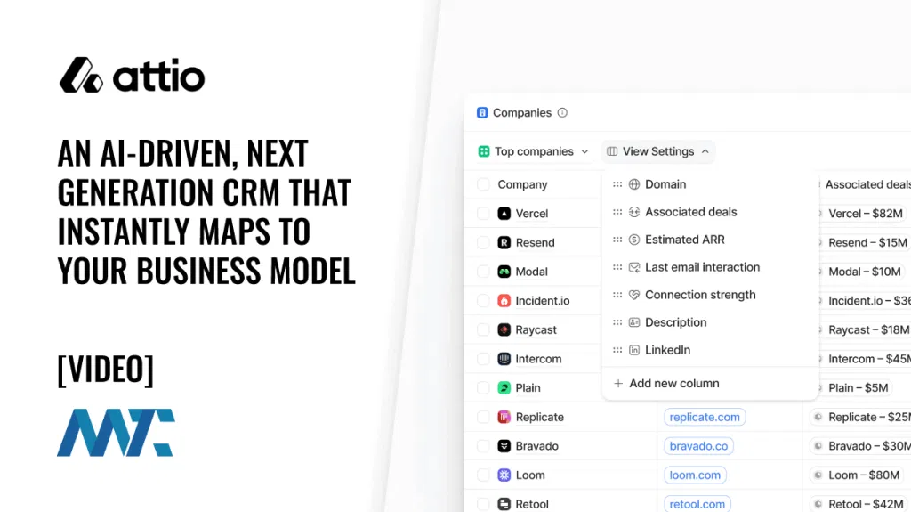 Attio: An AI-Driven, Next Generation CRM That Instantly Maps to Your Business Model
