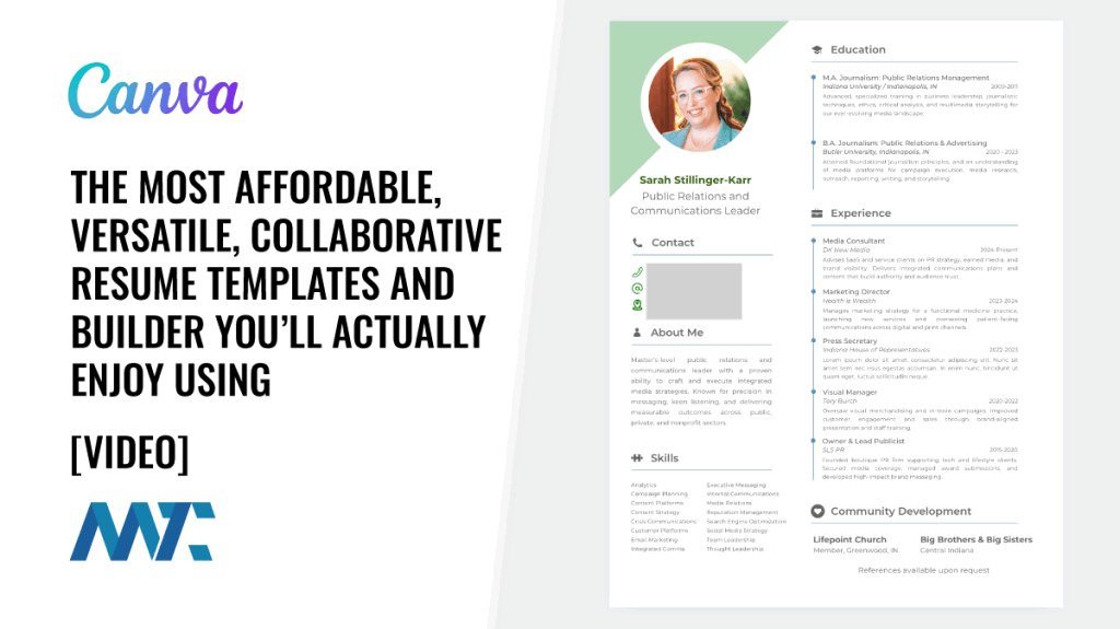 Canva Resume Templates and CV Builder