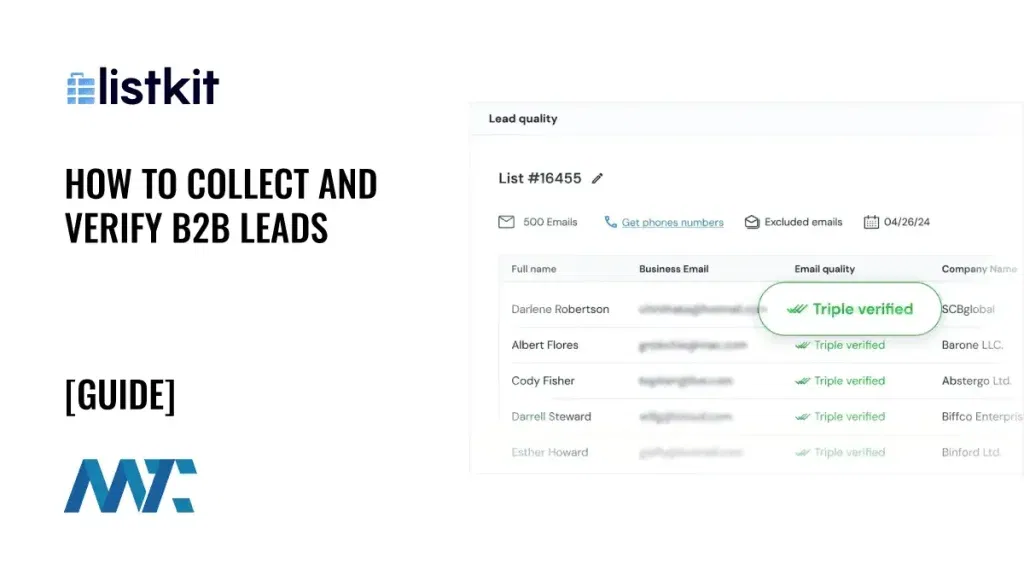 How To Collect and Verify B2B Leads