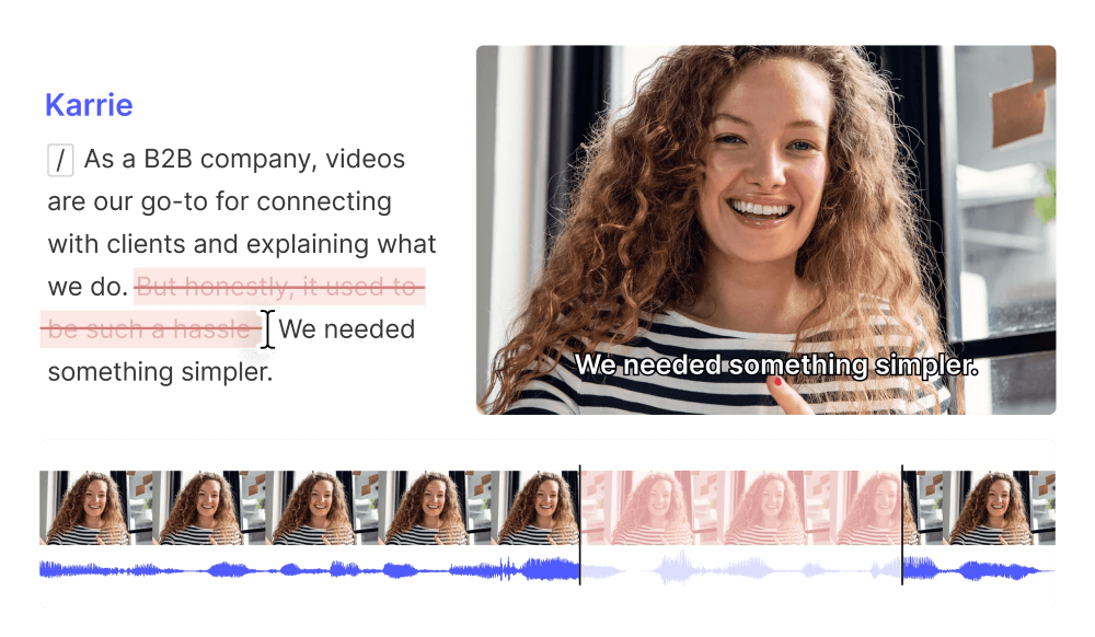Descript: Edit Video or Podcasts with Text