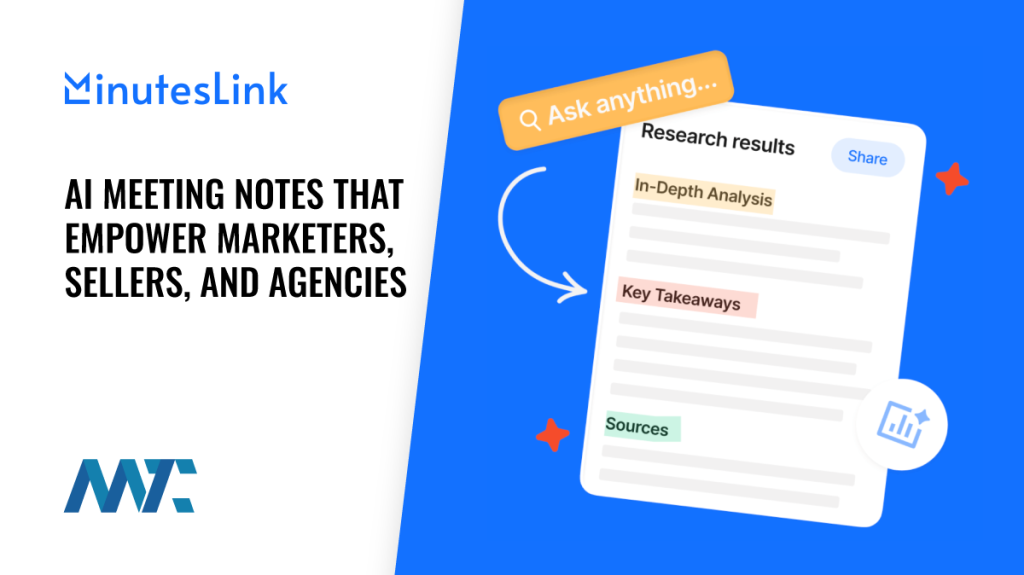 MinutesLink: AI Meeting Notes Taker for Google Meet and Zoom