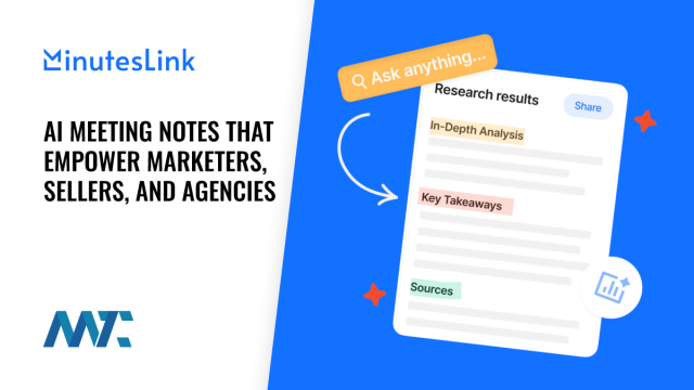 MinutesLink: AI Meeting Notes Taker for Google Meet and Zoom