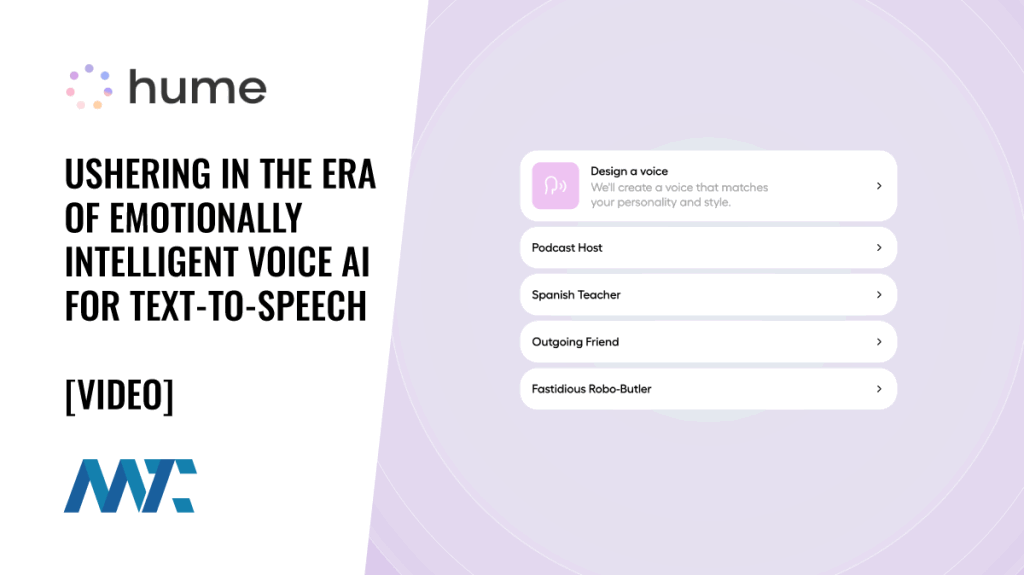 Hume: Ushering in the Era of Emotionally Intelligent Voice AI for Text-to-Speech