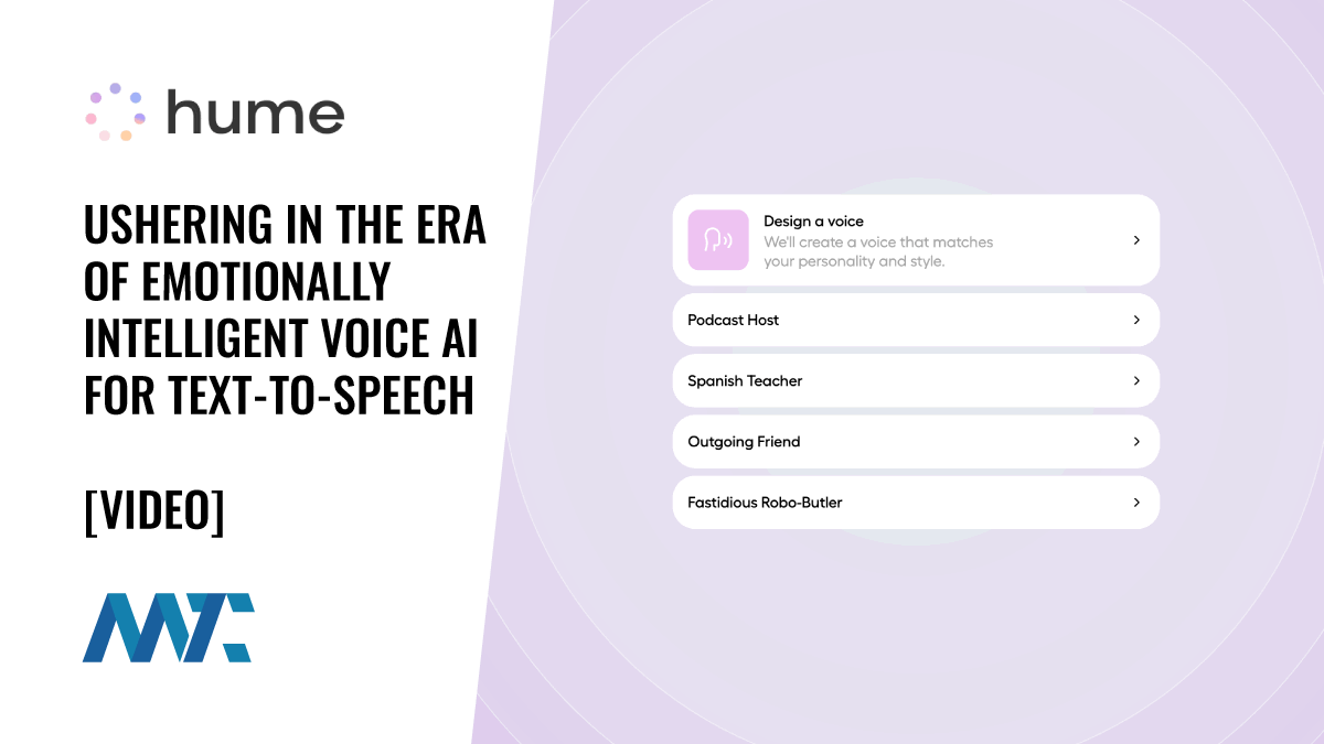 Hume: Ushering in the Era of Emotionally Intelligent Voice AI for Text-to-Speech