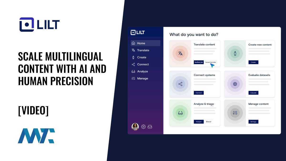 LILT: Scale Multilingual Content with AI and Human Precision