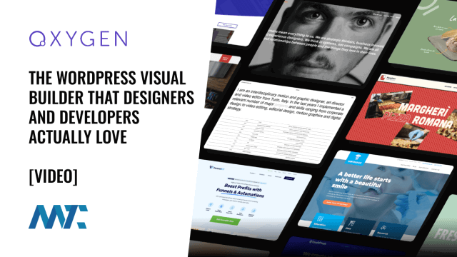 Oxygen High Performance WordPress Editor and Page Builder