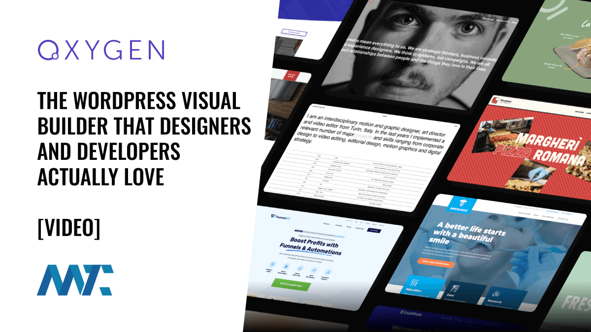 Oxygen High Performance WordPress Editor and Page Builder