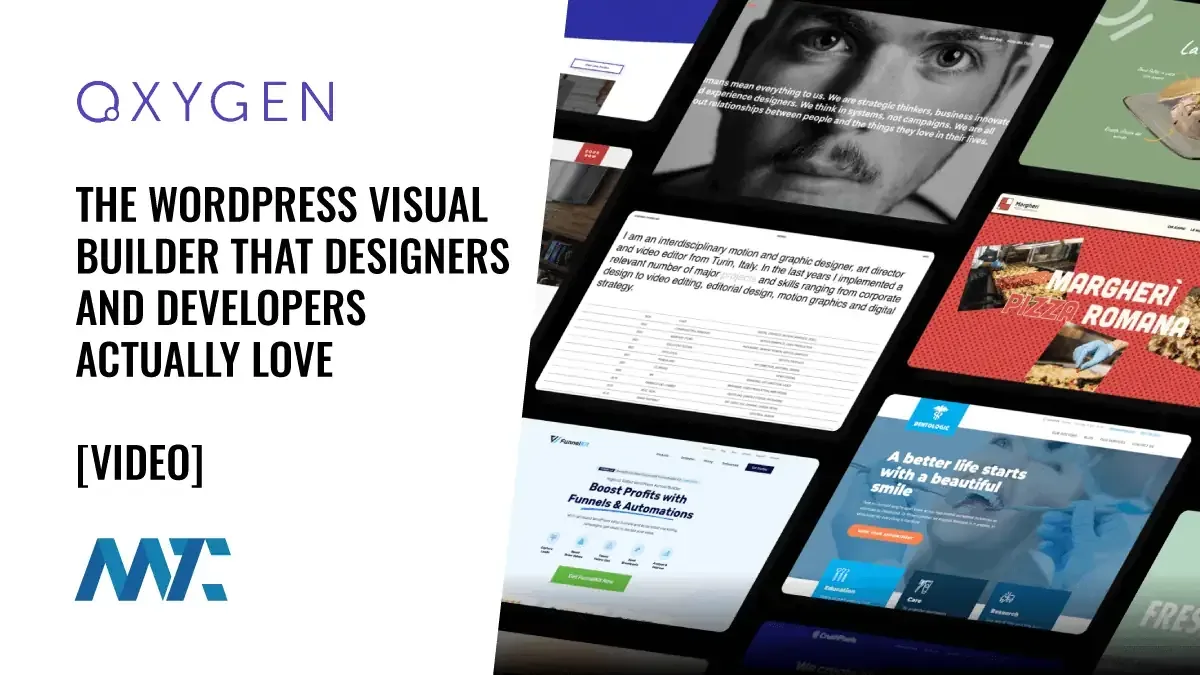 Oxygen High Performance WordPress Editor and Page Builder
