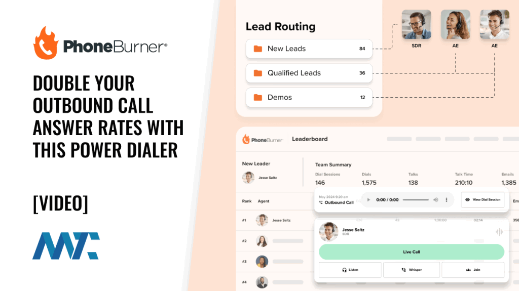 PhoneBurner: Double Your Outbound Call Answer Rates With This Power Dialer