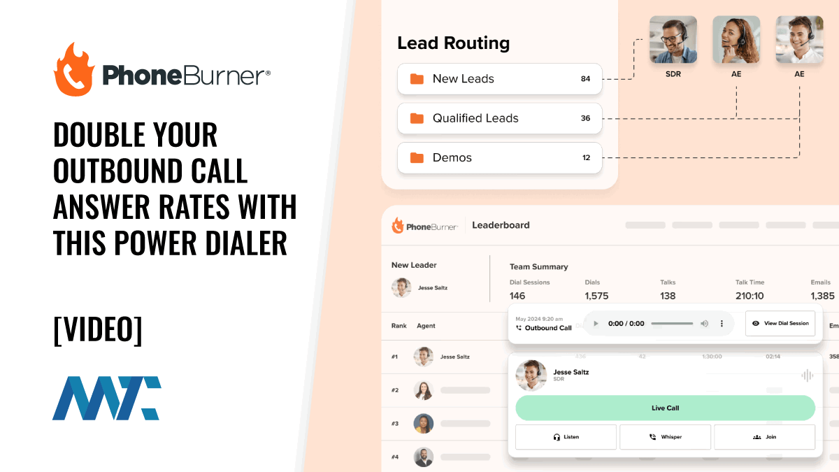 PhoneBurner: Double Your Outbound Call Answer Rates With This Power Dialer