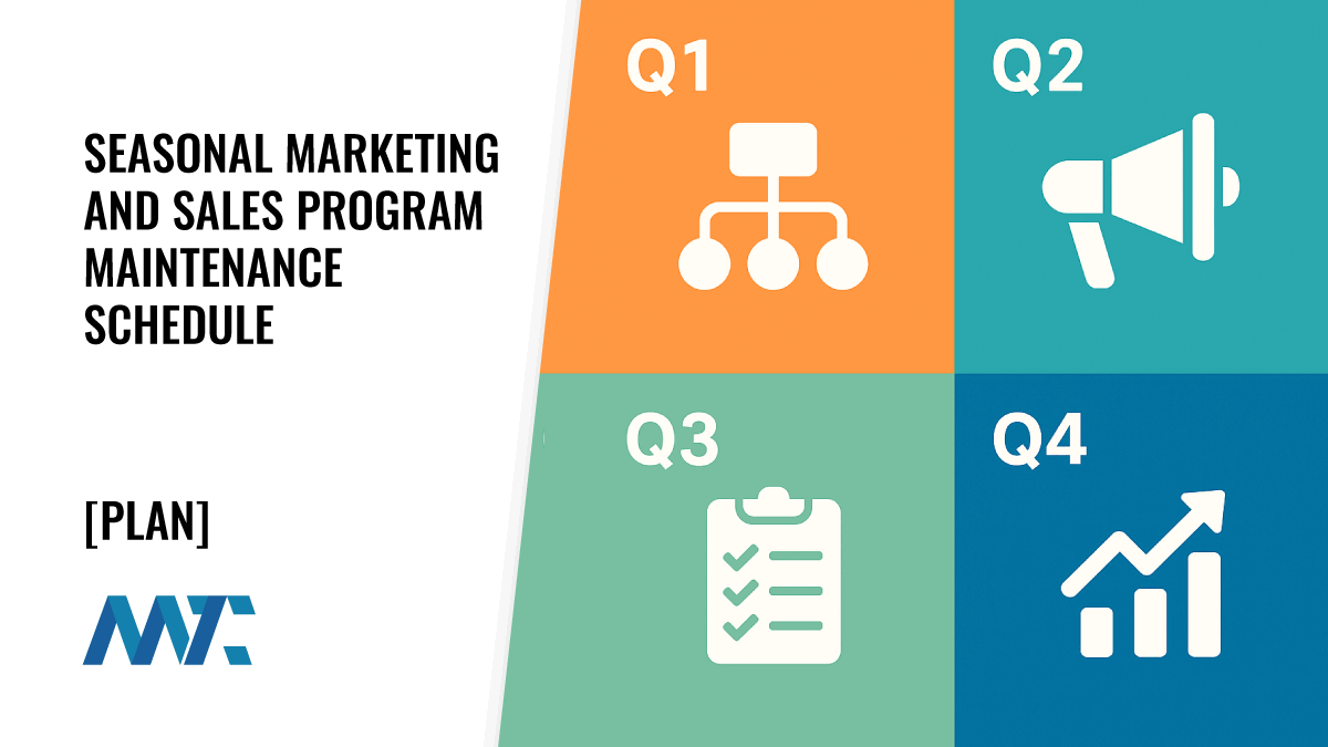 Seasonal or Quarterly Marketing and Sales Platform Checklist