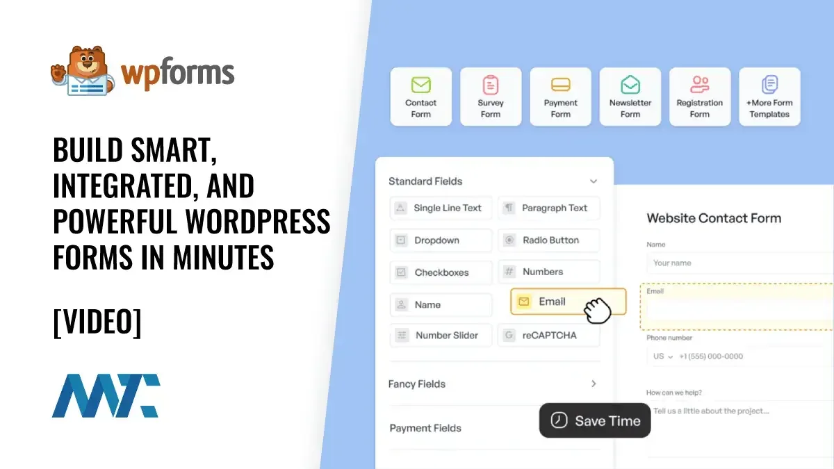 Build Smart, Integrated, and Powerful WordPress Forms in Minutes