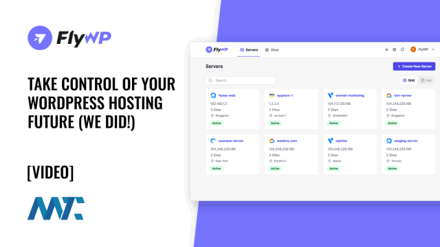 FlyWP: Managed WordPress Hosting With Any Provider