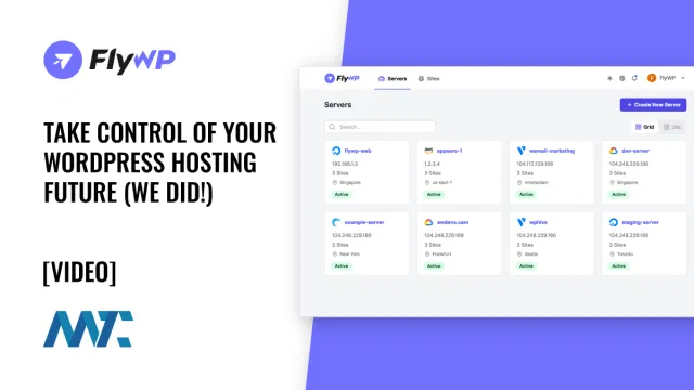 FlyWP: Managed WordPress Hosting With Any Provider