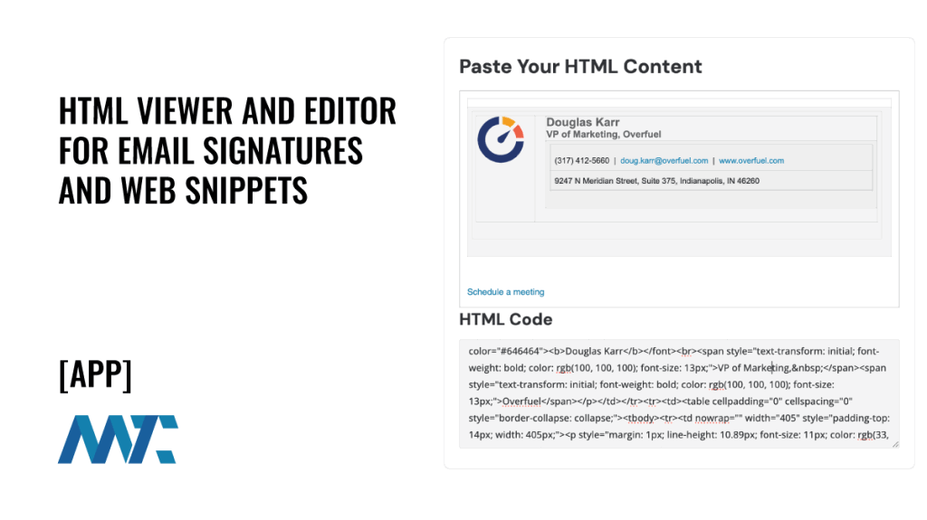 HTML Viewer and Editor