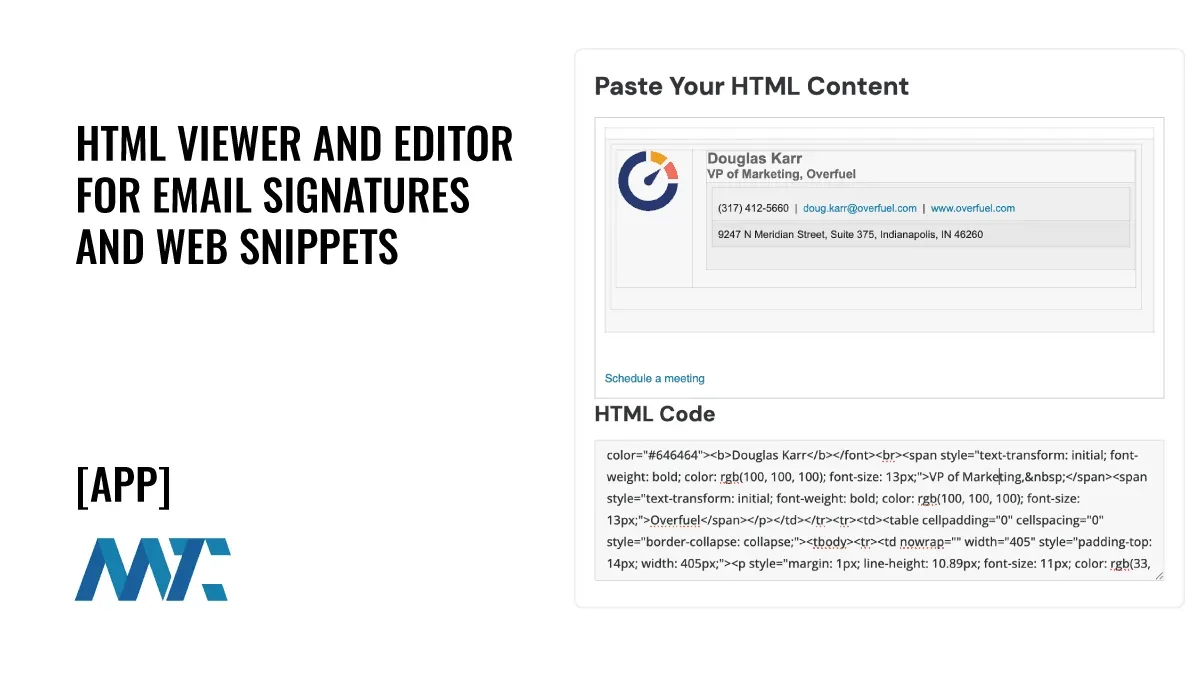HTML Viewer and Editor