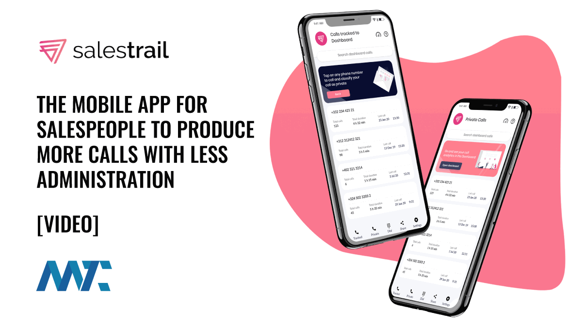 Salestrail: Mobile Sales App for Call Tracking, Recording, and CRM Administration