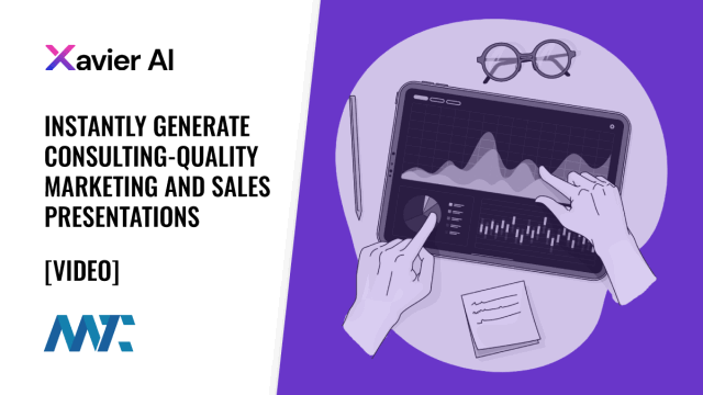 Xavier AI: AI Generated Marketing Presentations and Sales Decks