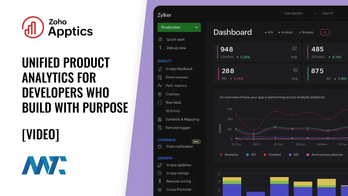 Zoho Apptics: Unified Product and Mobile App Analytics