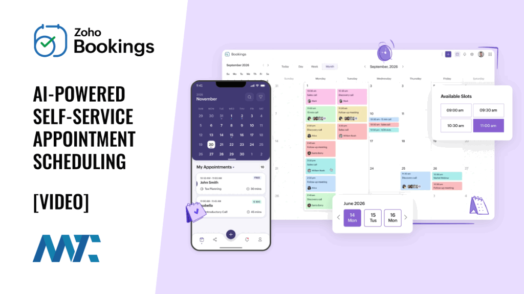 Zoho Bookings: Online Appointment Scheduling