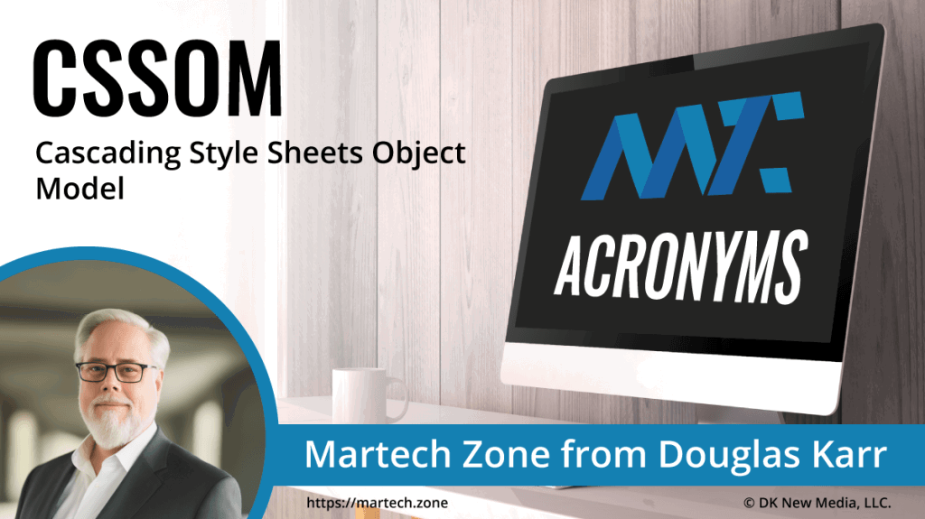 What is the acronym CSSOM? CSS Object Model