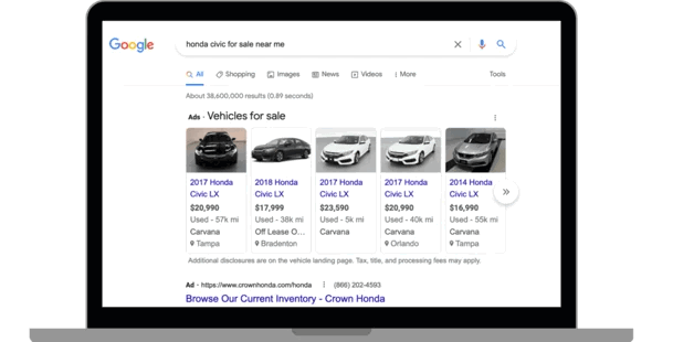 Why Google Shopping Syndication and Ads Are Essential for Commerce (Products, Auto, Travel, or Retail) 15 Google Vehicle Listing Ads (VLA)