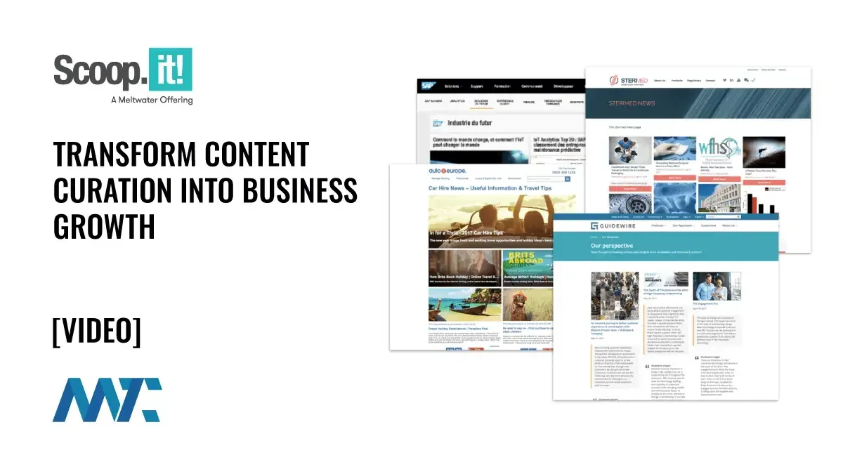 Scoop.it! Transform Content Curation Into Business Growth