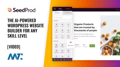 SeedProd: WordPress AI Website and Landing Page Builder