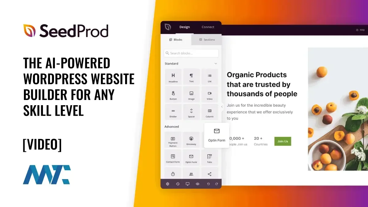 SeedProd: WordPress AI Website and Landing Page Builder