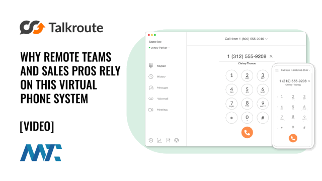 Talkroute: Why Remote Teams and Sales Pros Rely on This Virtual Phone System (VOIP, SMS, MMS)