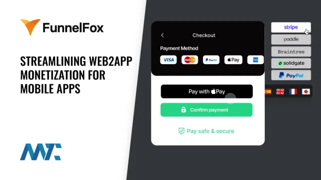 FunnelFox Billing: Web2App Mobile Payments Integration