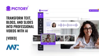Pictory: Transform Text, Blogs, and Slides Into Professional Videos With AI